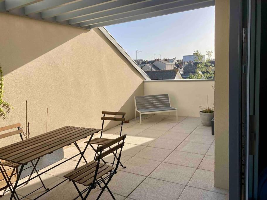 דירות אנז'ה Quai Sud - Gare, 100 M2, Parking, Wifi, Superette, Lave Linge מראה חיצוני תמונה